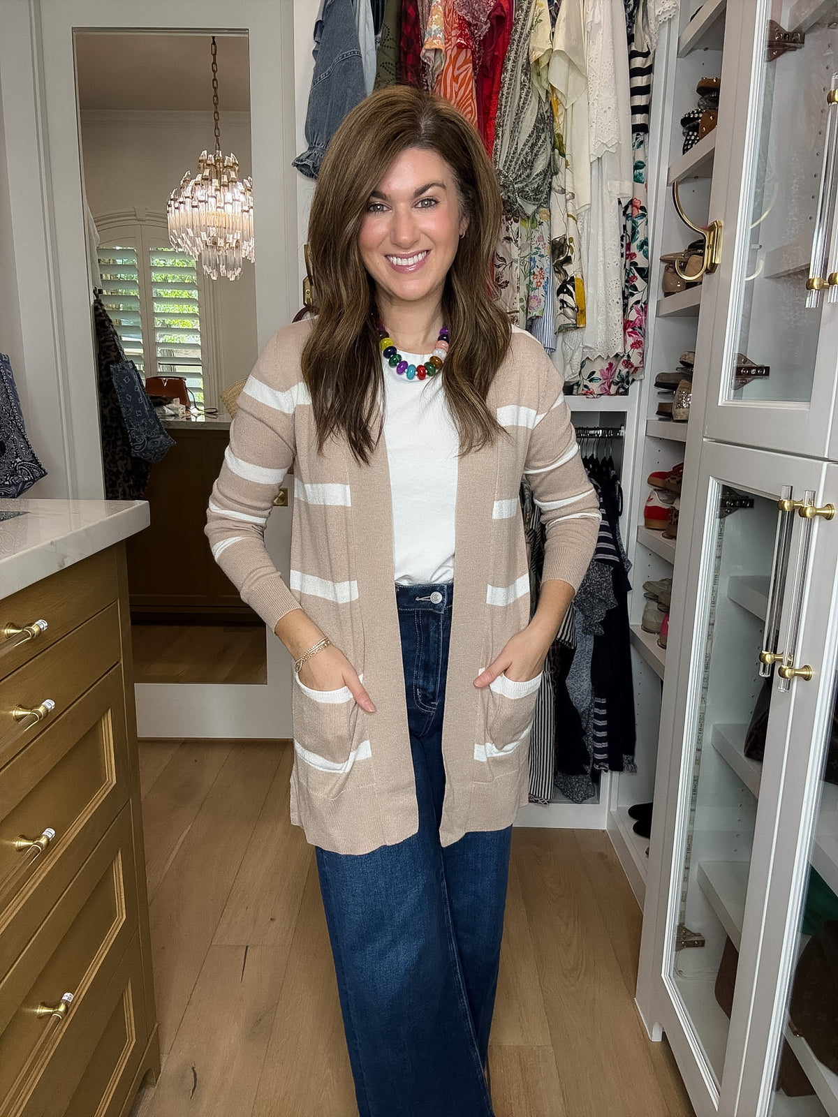 The Mainstay Striped Cardigan