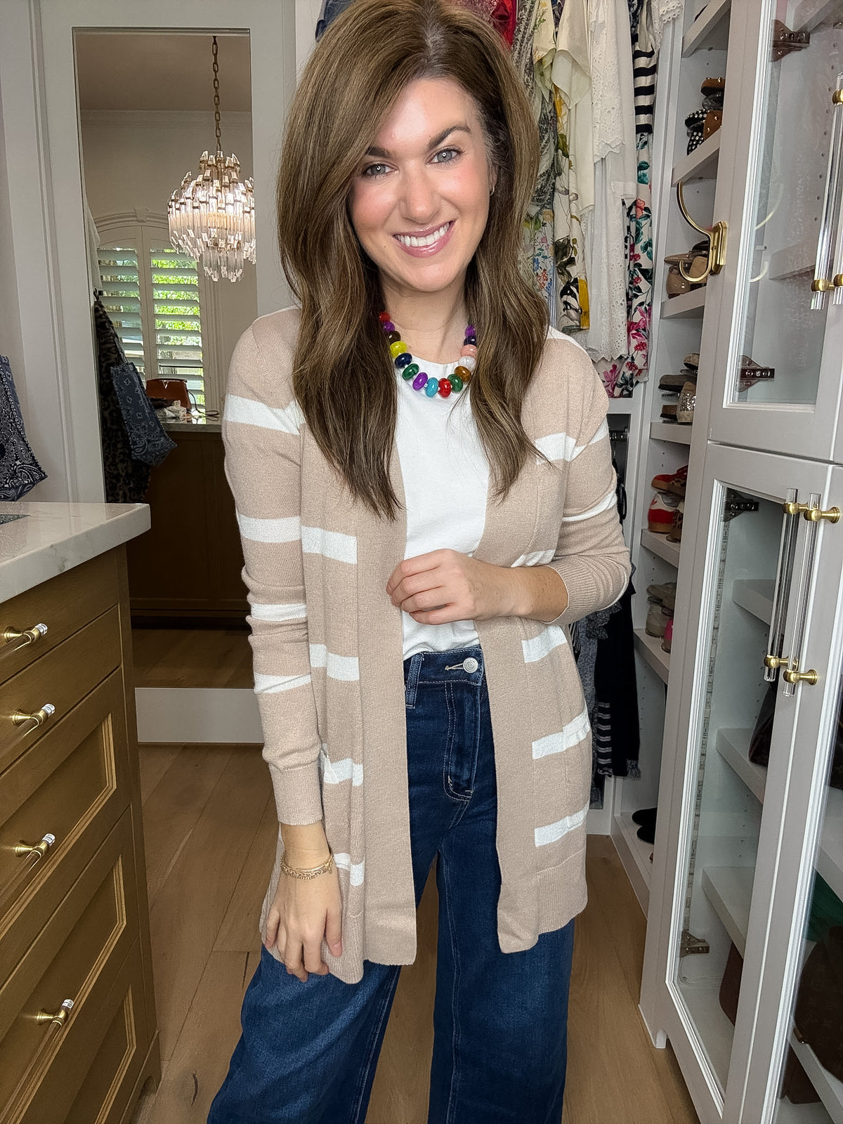 The Mainstay Striped Cardigan