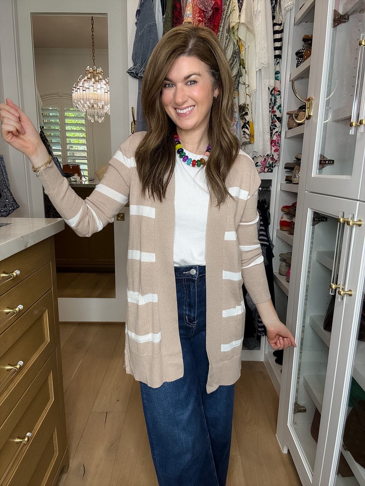 The Mainstay Striped Cardigan