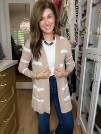 The Mainstay Striped Cardigan