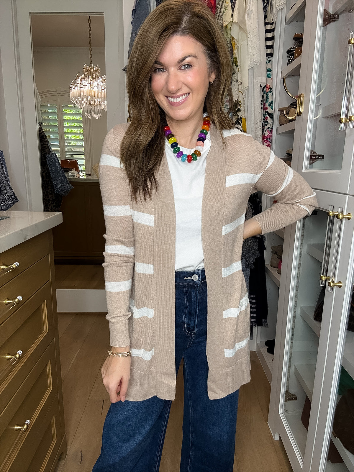 The Mainstay Striped Cardigan