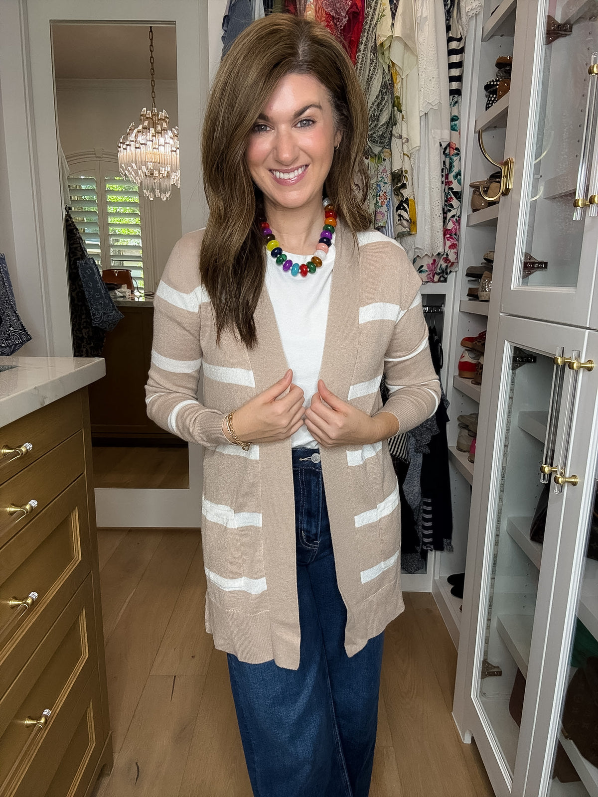 The Mainstay Striped Cardigan