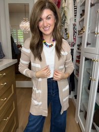 The Mainstay Striped Cardigan