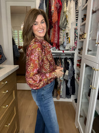 Tie It Together Floral Blouse