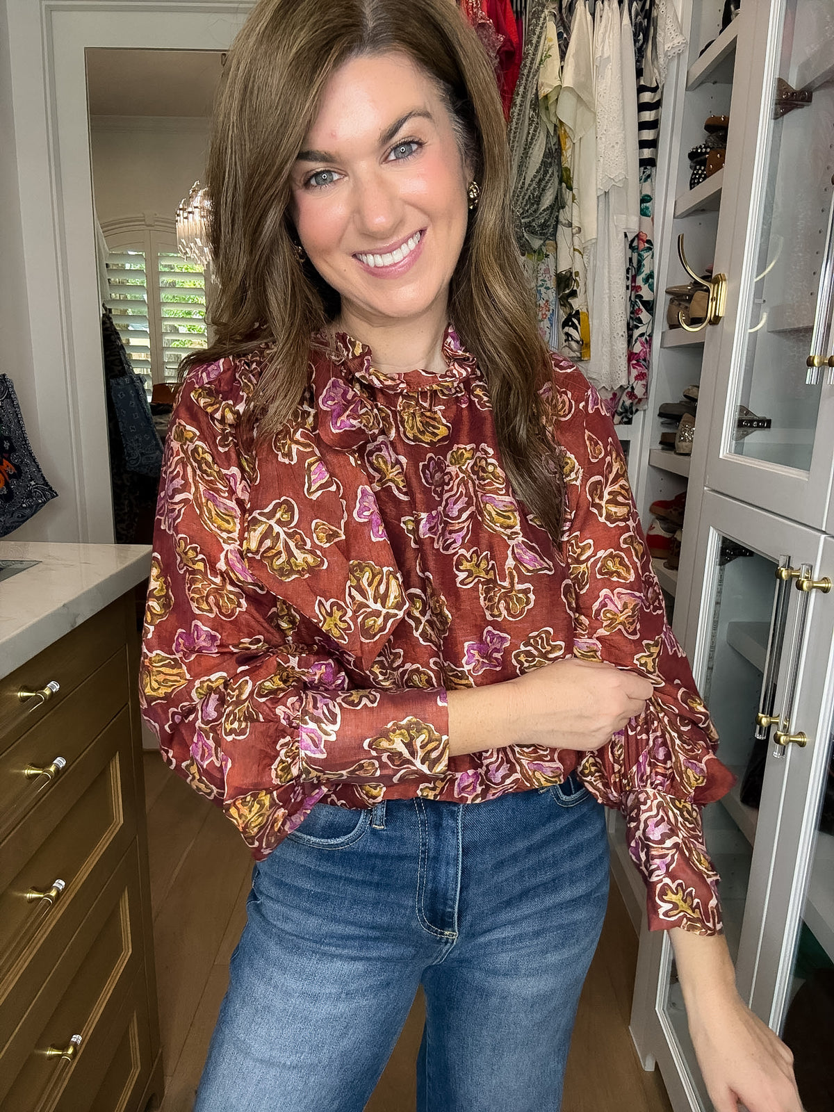 Tie It Together Floral Blouse