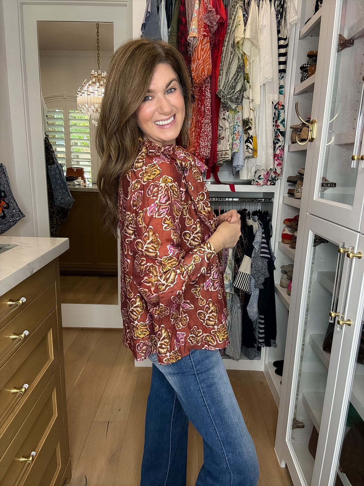 Tie It Together Floral Blouse
