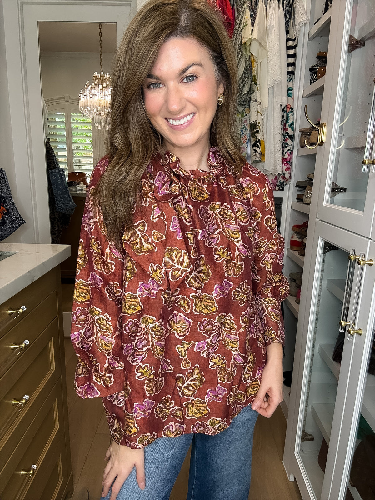 Tie It Together Floral Blouse
