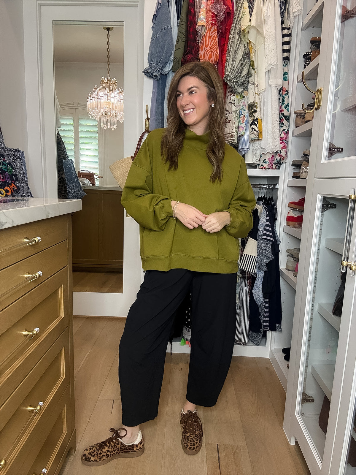 Comfort Club Mock Neck Pullover