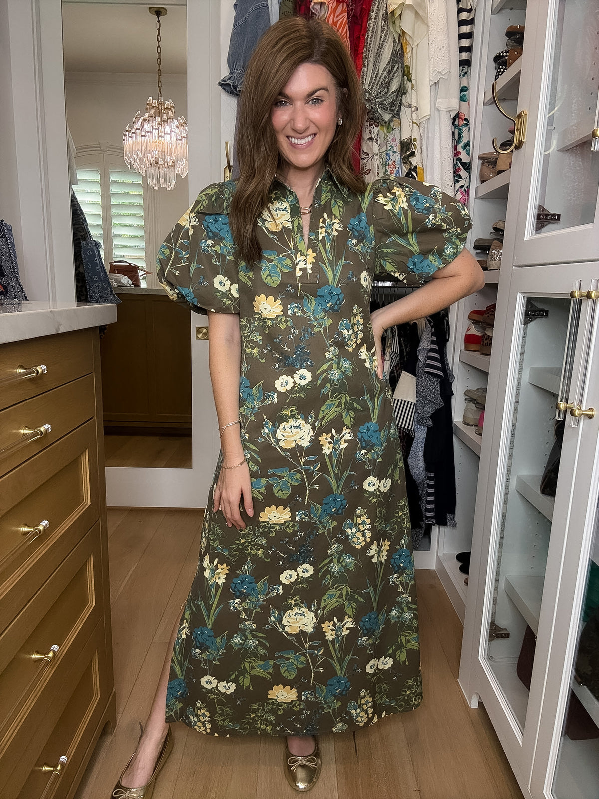 Charleston Garden Midi Dress