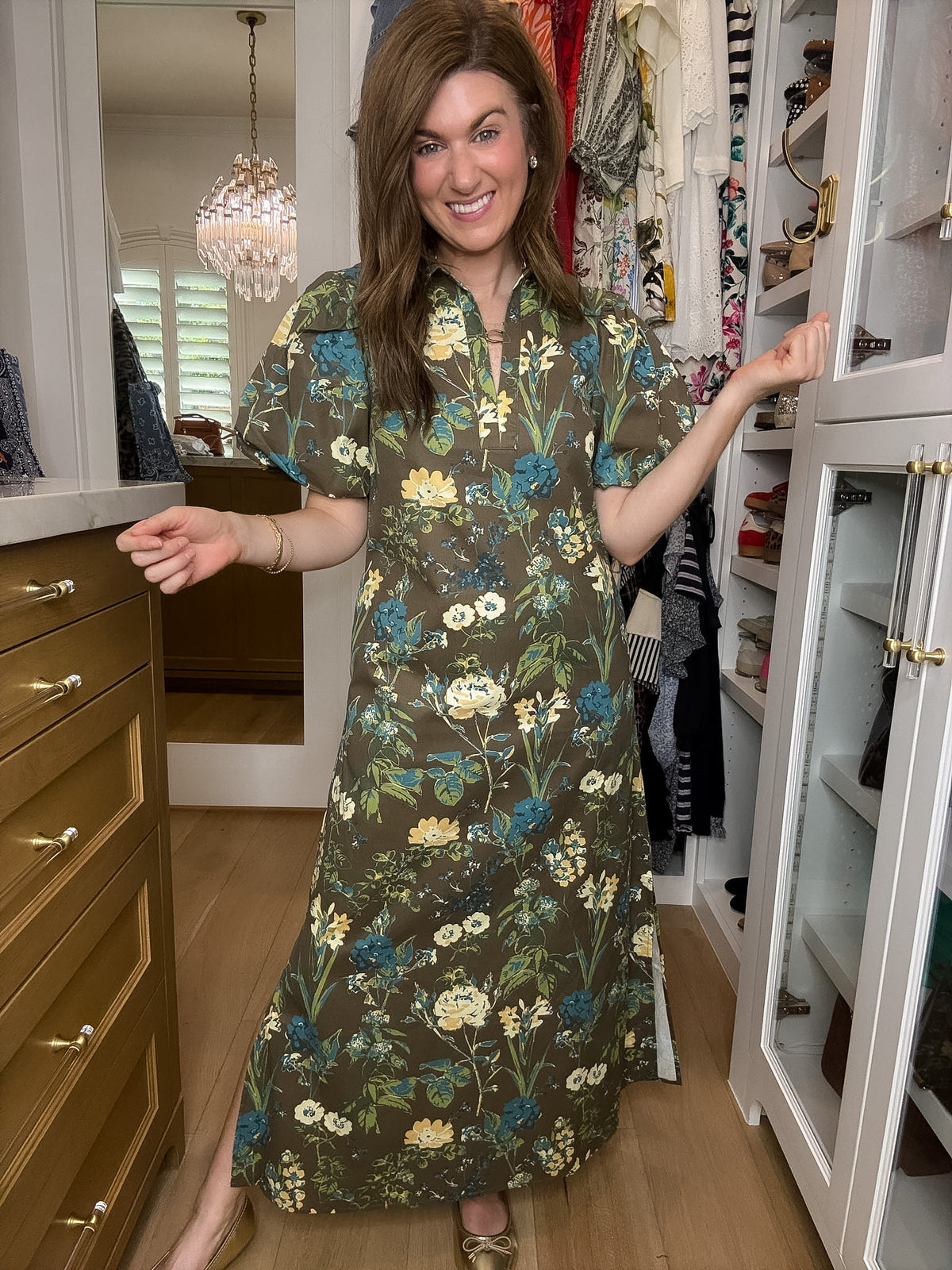 Charleston Garden Midi Dress
