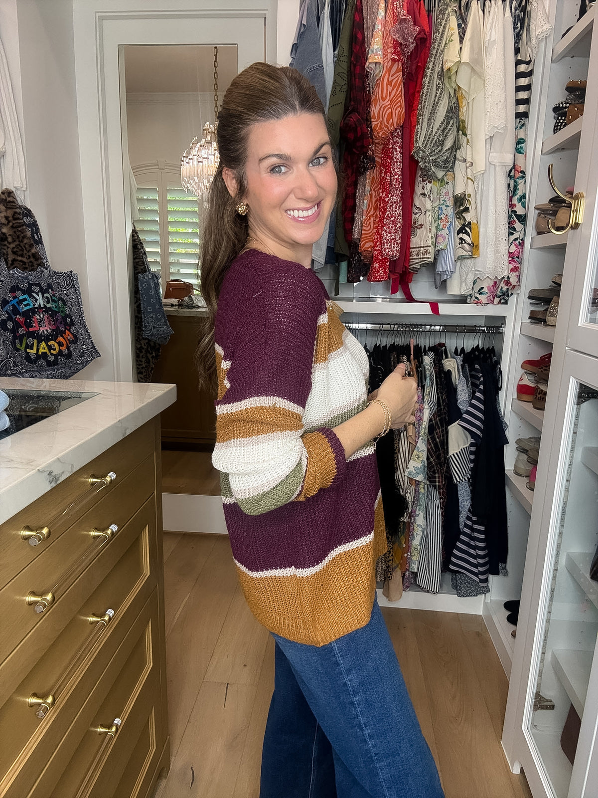 Along the Way Striped Sweater