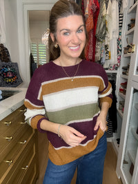 Along the Way Striped Sweater