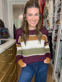 Along the Way Striped Sweater