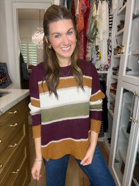 Along the Way Striped Sweater