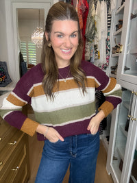 Along the Way Striped Sweater