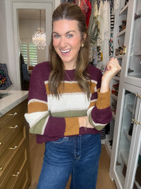 Along the Way Striped Sweater