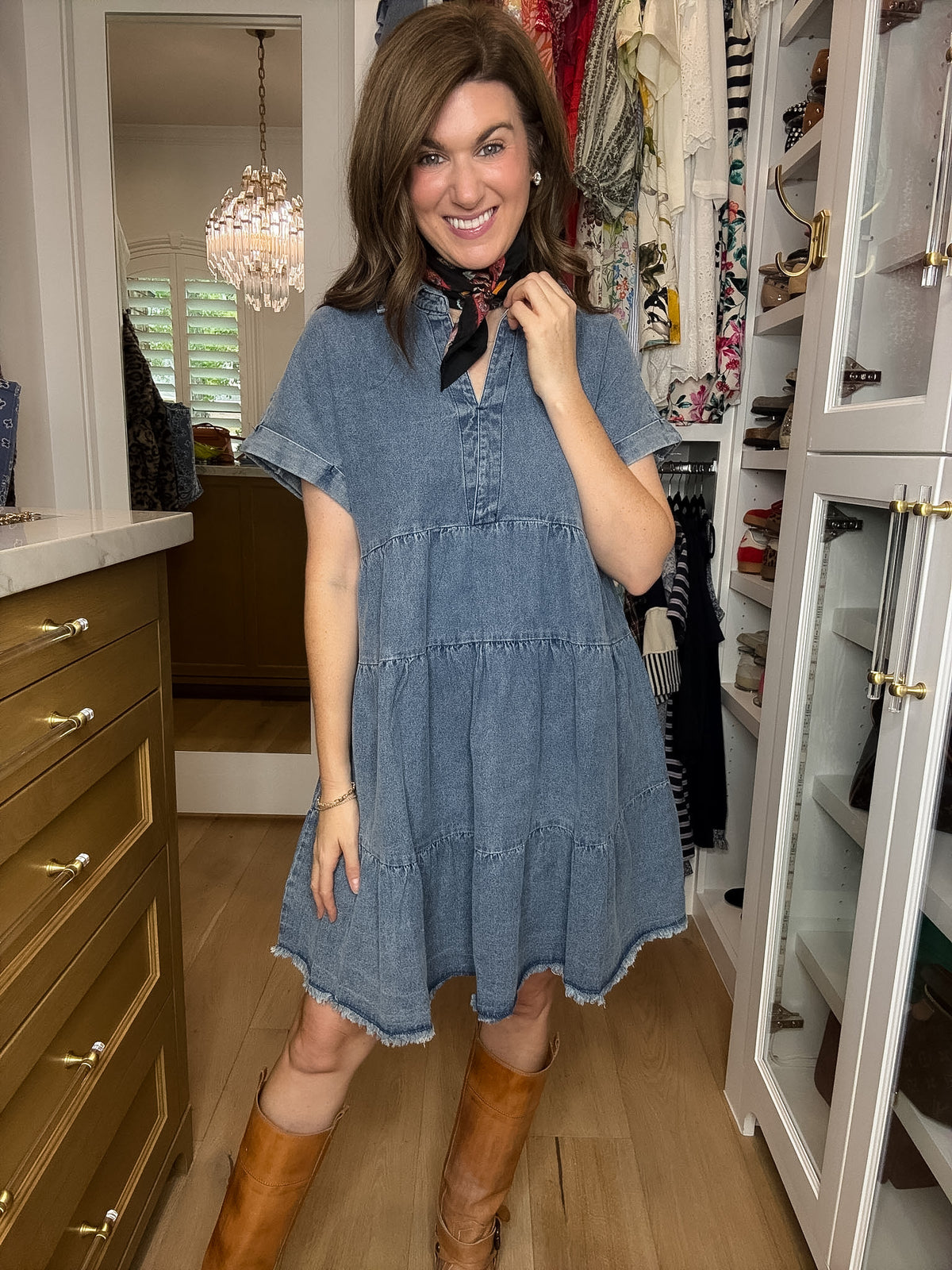 DOORBUSTER! The Everyday Darling Denim Dress *Final Sale*