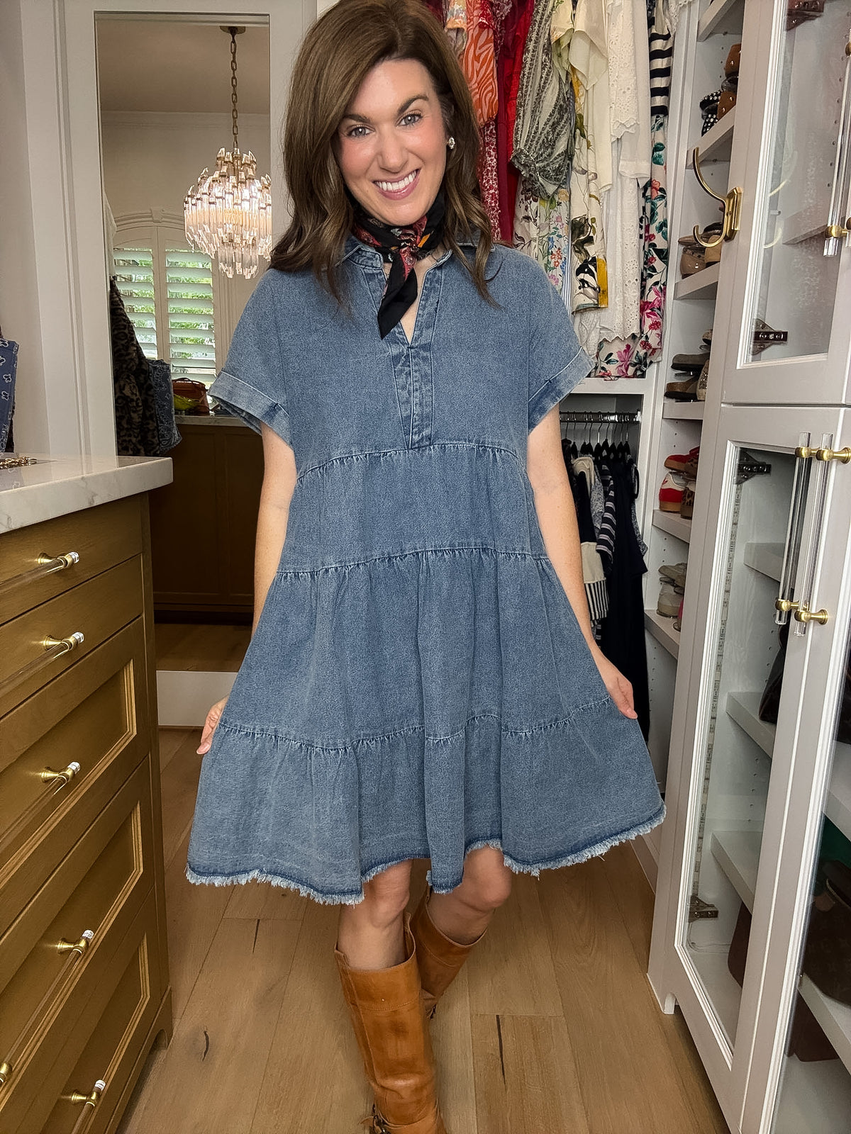 DOORBUSTER! The Everyday Darling Denim Dress *Final Sale*