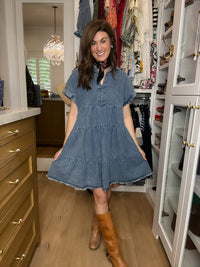 DOORBUSTER! The Everyday Darling Denim Dress *Final Sale*