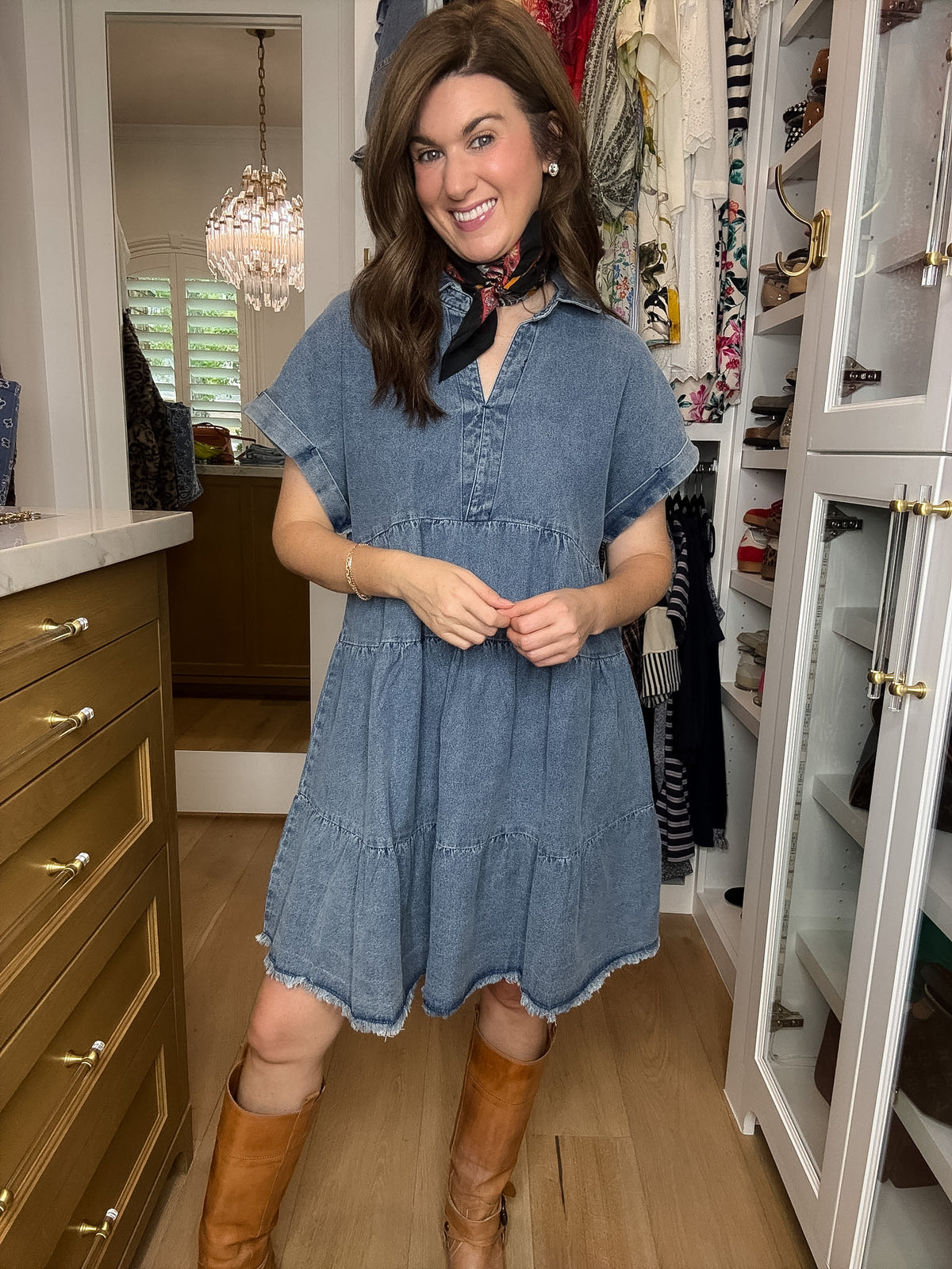 DOORBUSTER! The Everyday Darling Denim Dress *Final Sale*