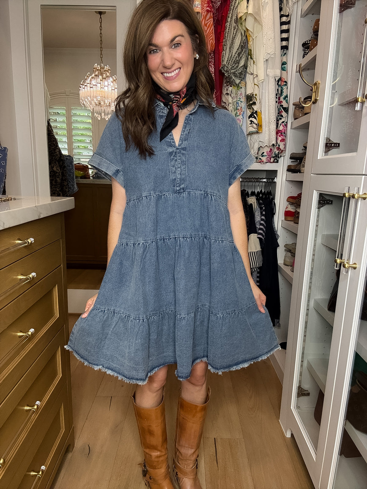 DOORBUSTER! The Everyday Darling Denim Dress *Final Sale*