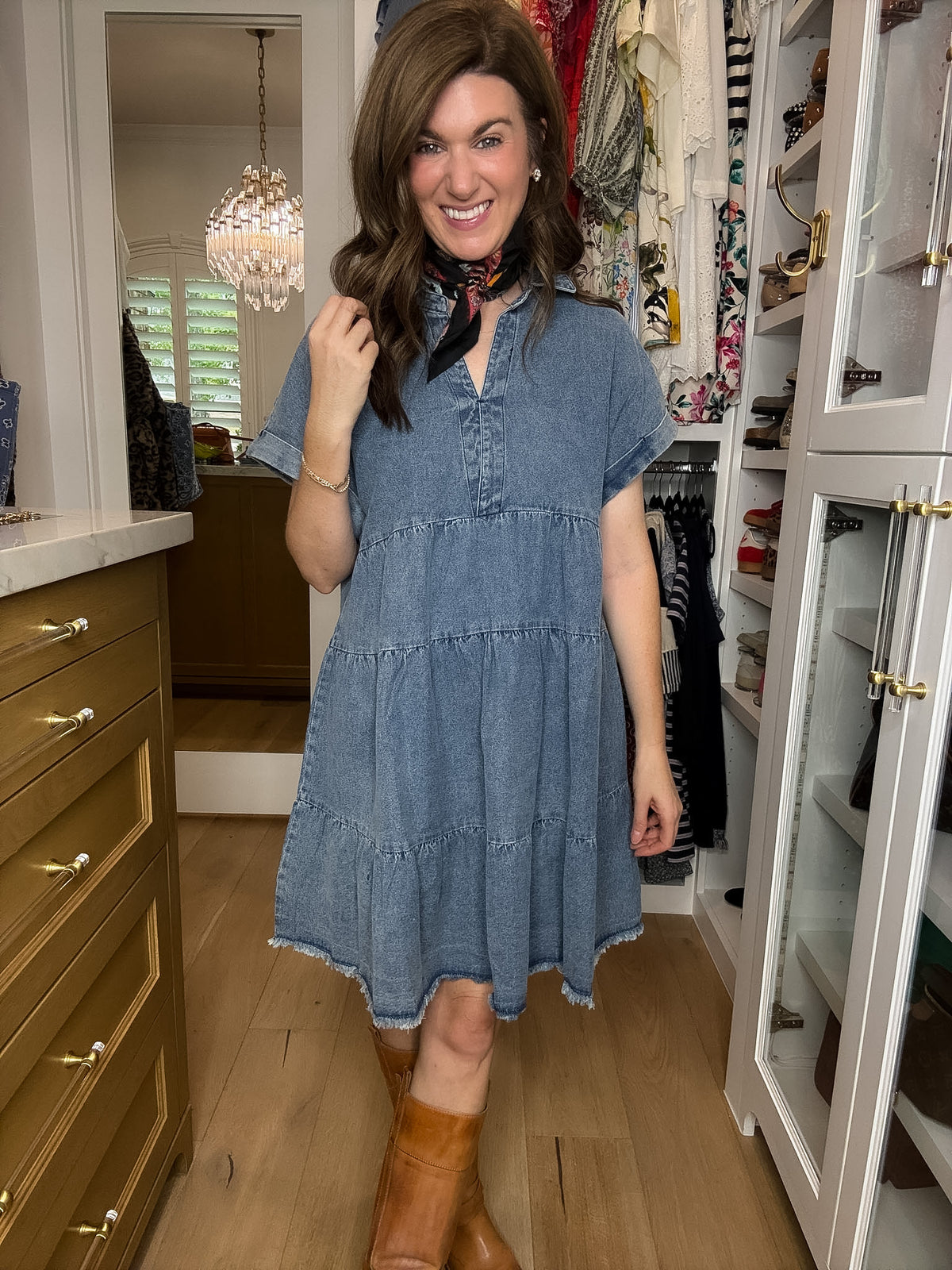 DOORBUSTER! The Everyday Darling Denim Dress *Final Sale*