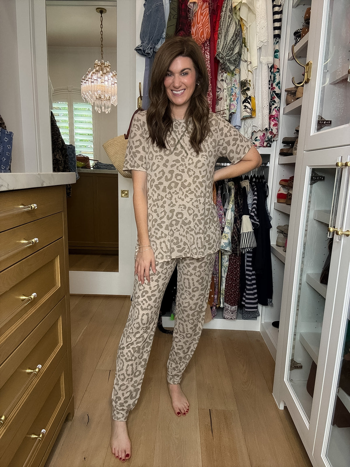DOORBUSTER! The Cozy Company Leopard Set *Final Sale*