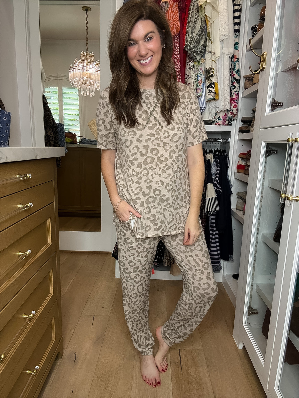 DOORBUSTER! The Cozy Company Leopard Set *Final Sale*