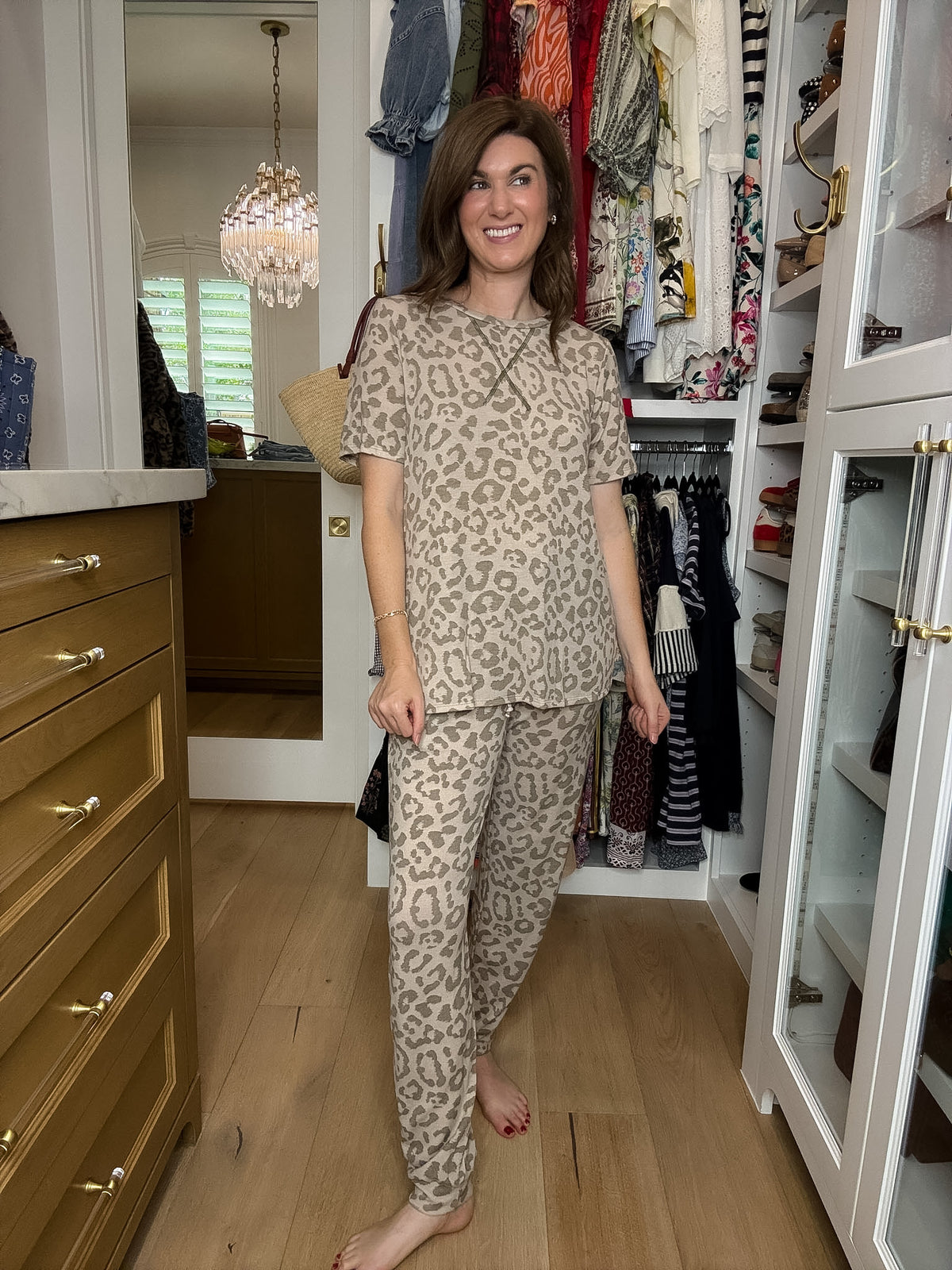 DOORBUSTER! The Cozy Company Leopard Set *Final Sale*