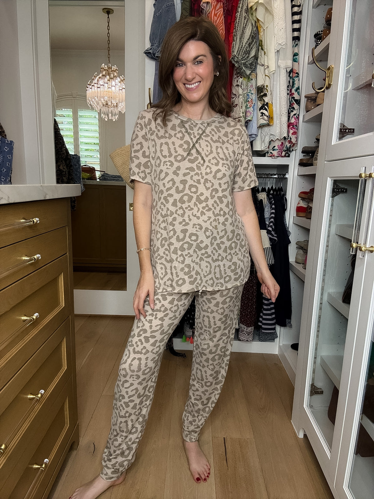 DOORBUSTER! The Cozy Company Leopard Set *Final Sale*