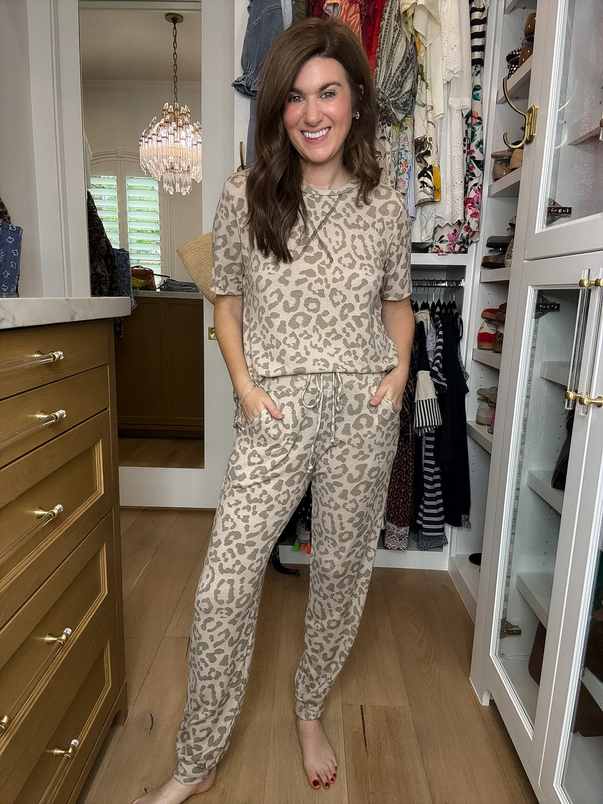 DOORBUSTER! The Cozy Company Leopard Set *Final Sale*