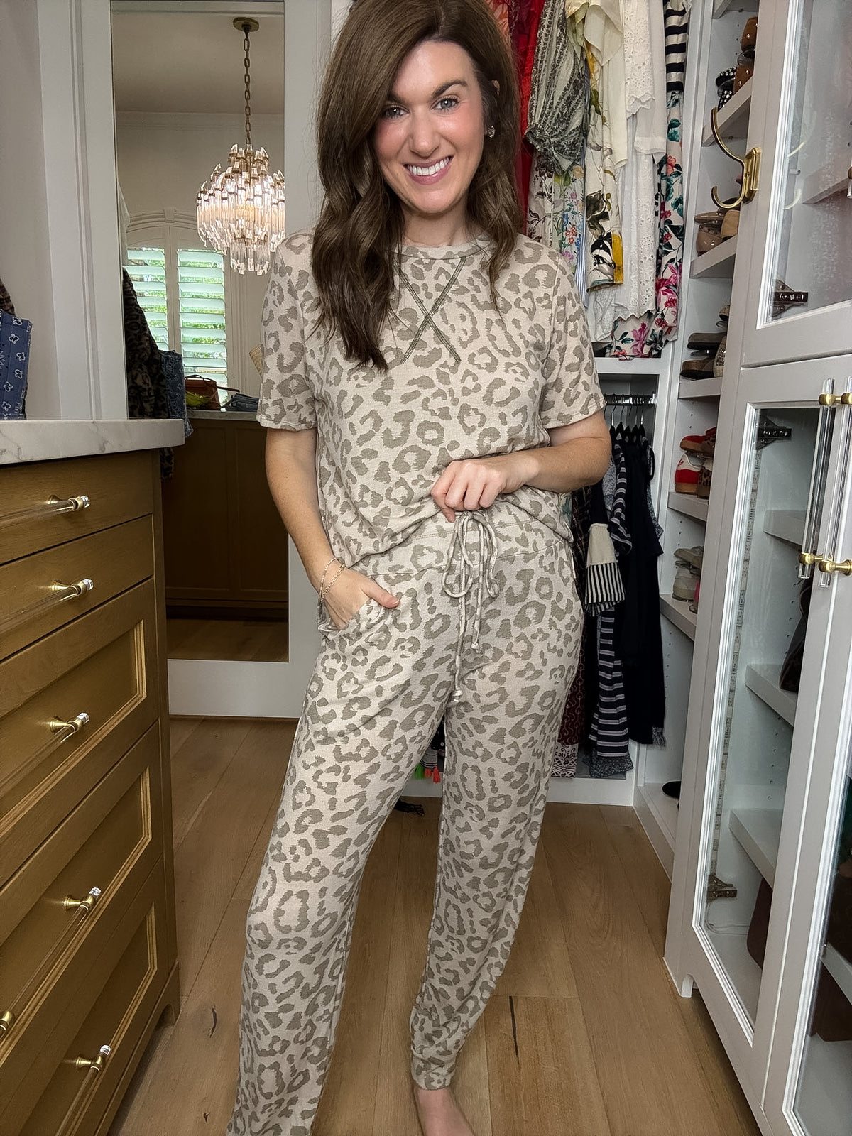 DOORBUSTER! The Cozy Company Leopard Set *Final Sale*