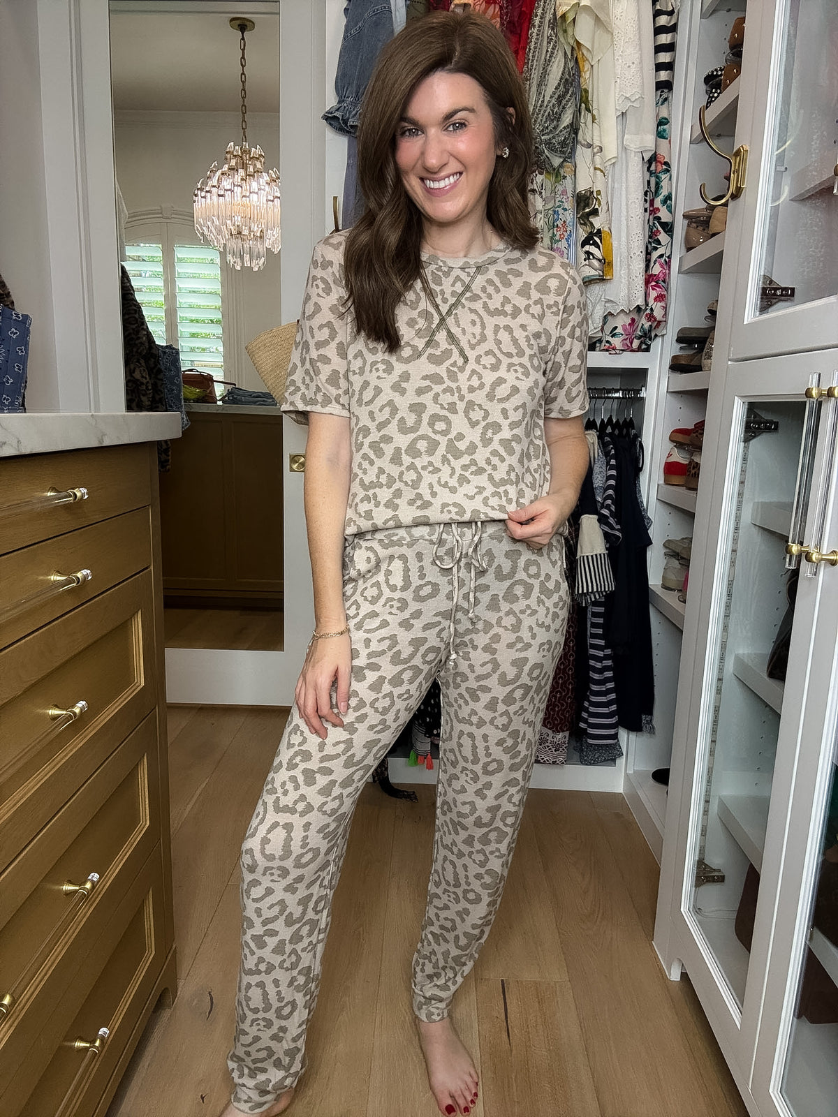 DOORBUSTER! The Cozy Company Leopard Set *Final Sale*