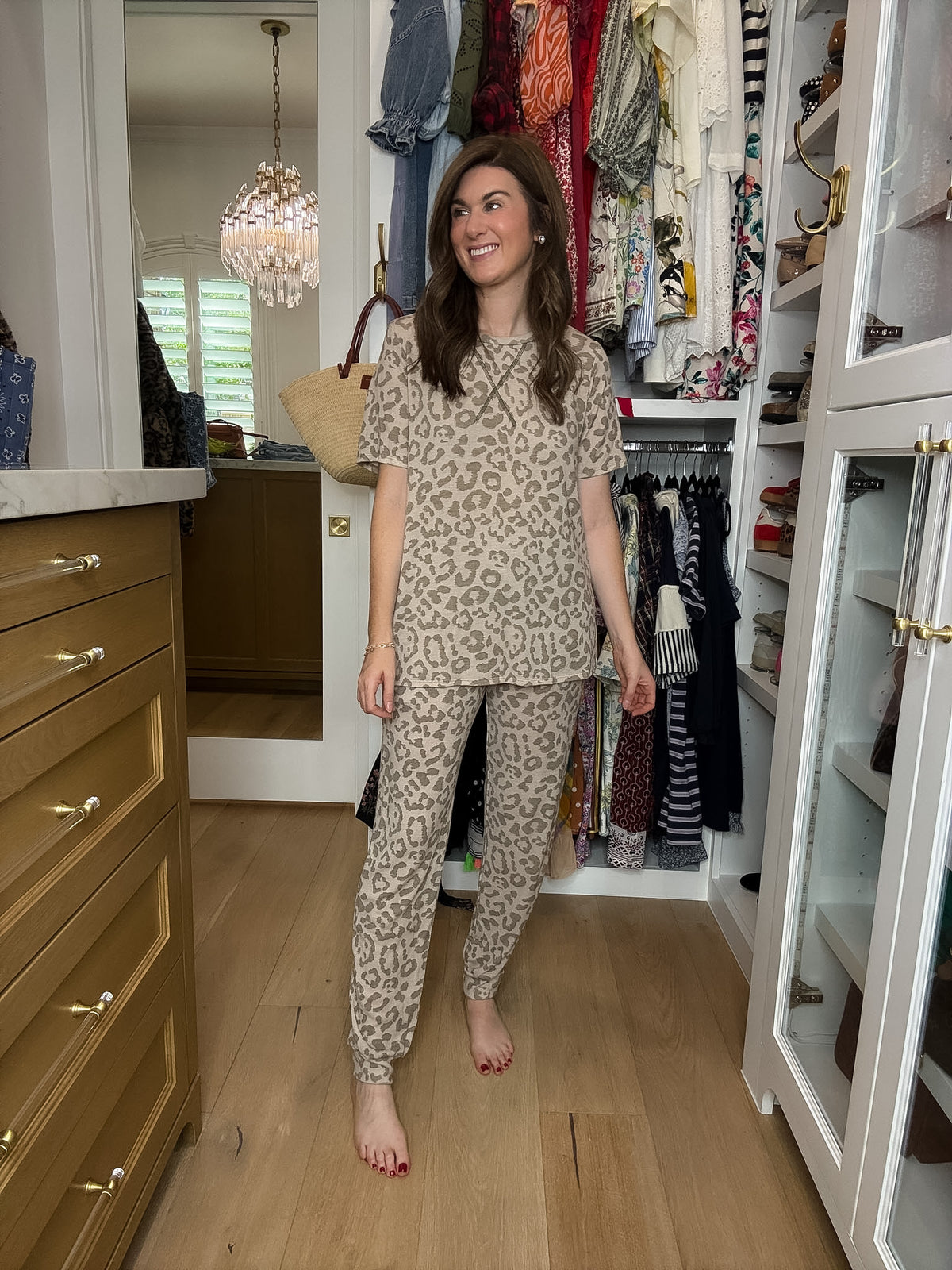 DOORBUSTER! The Cozy Company Leopard Set *Final Sale*