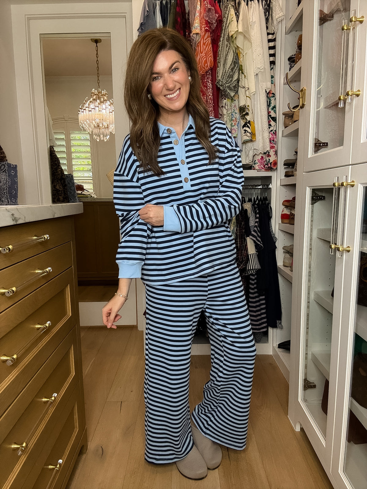 The Well Spent Weekend Striped Set
