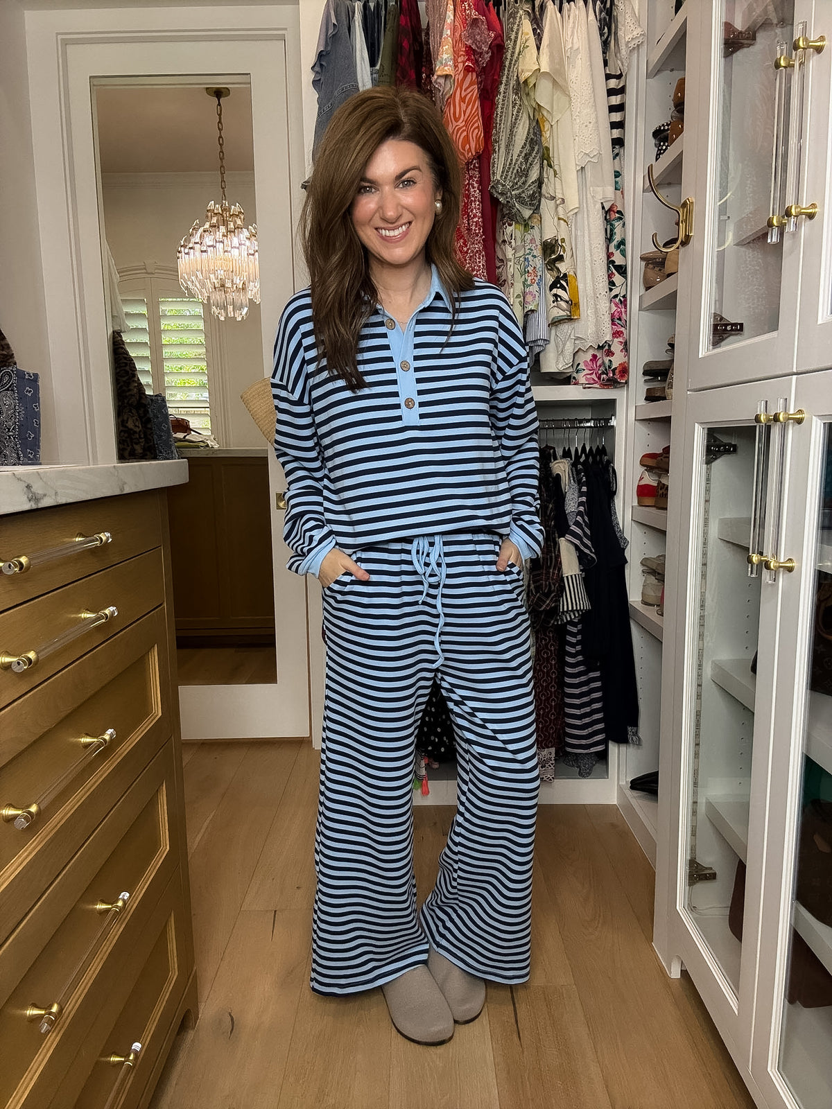 The Well Spent Weekend Striped Set