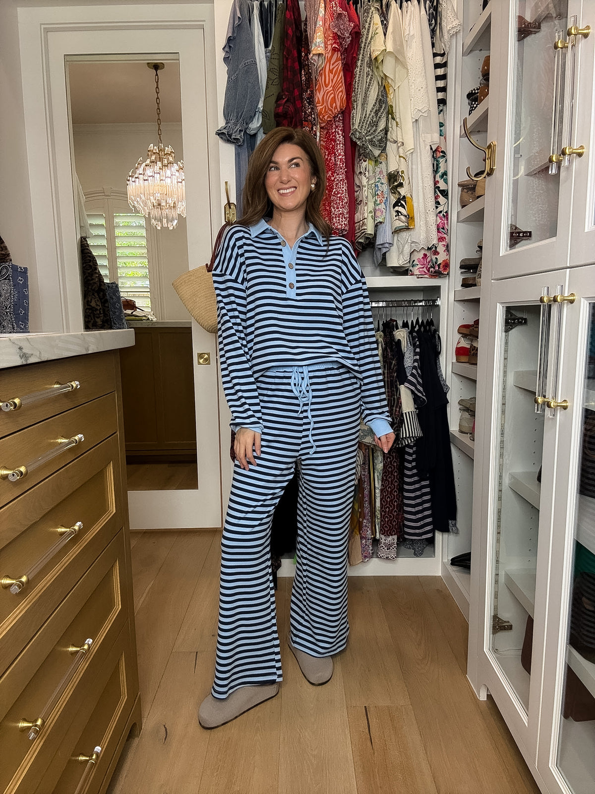 The Well Spent Weekend Striped Set