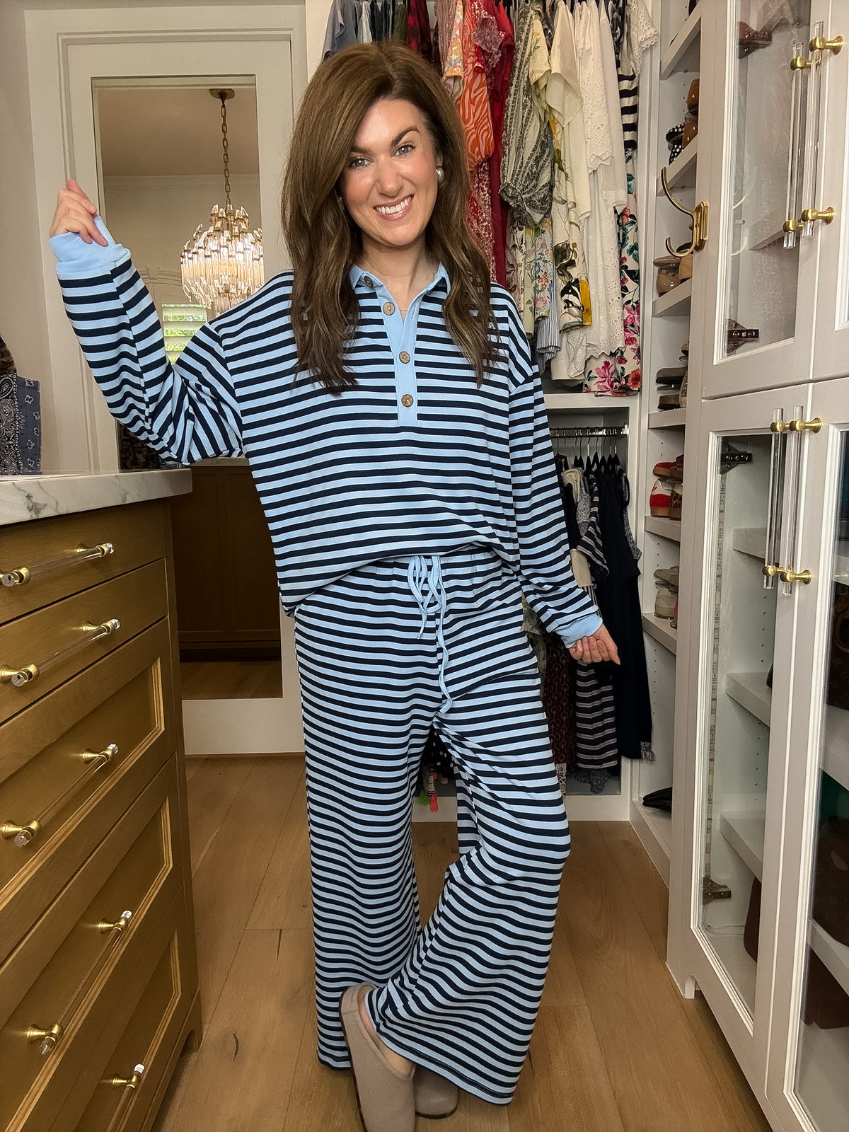 The Well Spent Weekend Striped Set