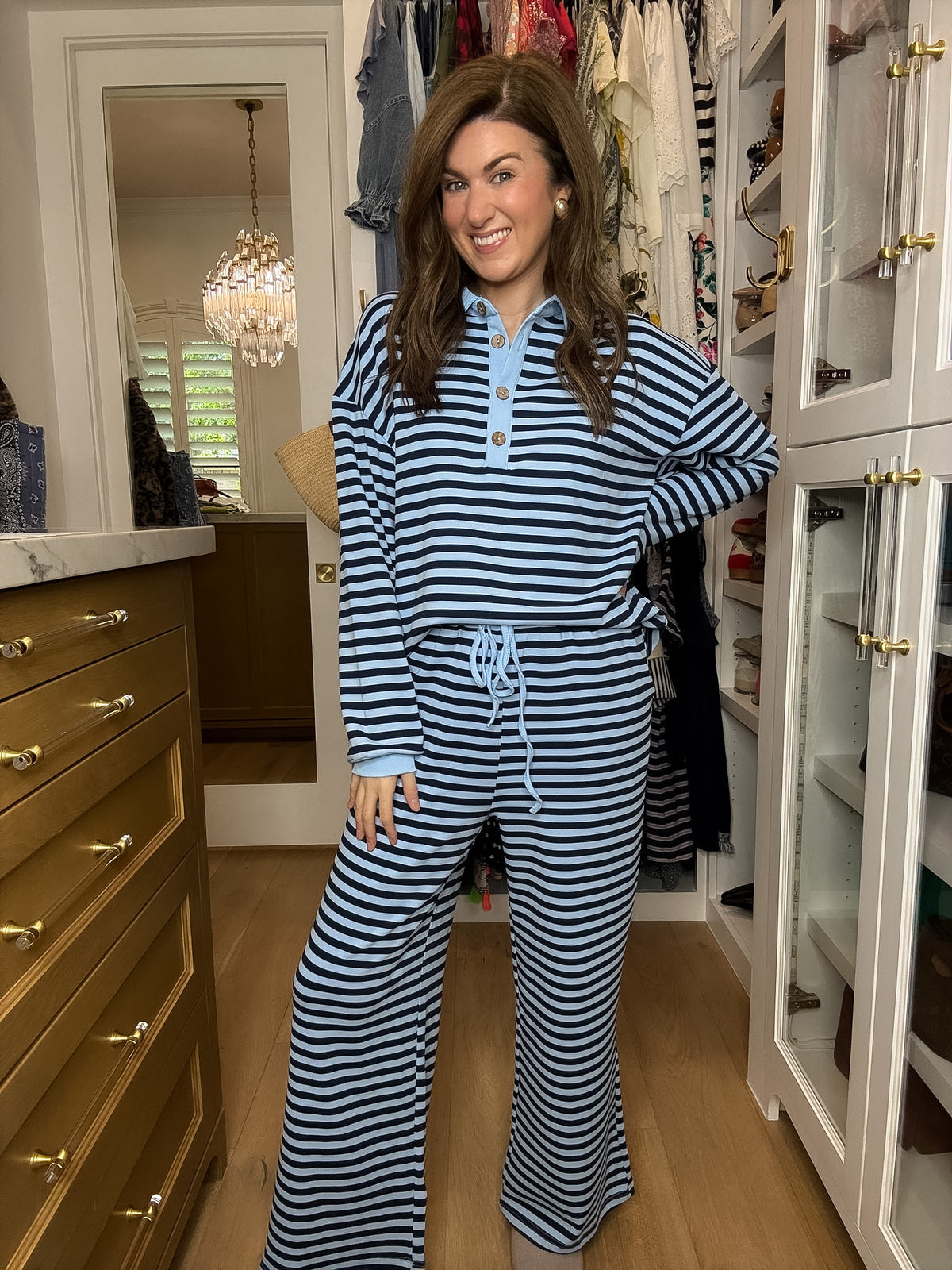 The Well Spent Weekend Striped Set