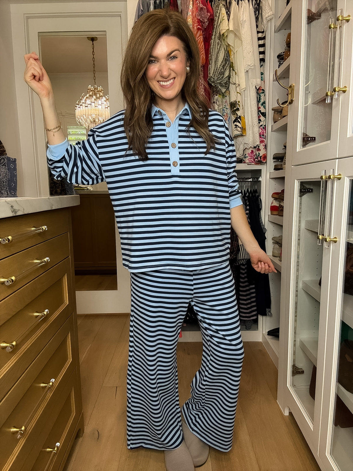 The Well Spent Weekend Striped Set