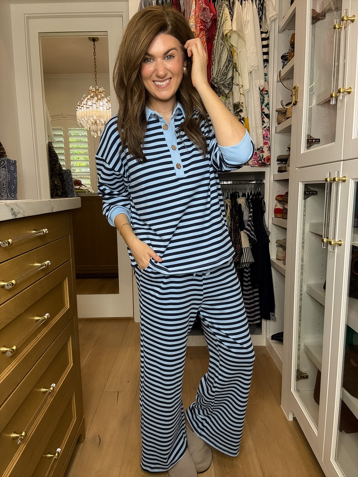 The Well Spent Weekend Striped Set