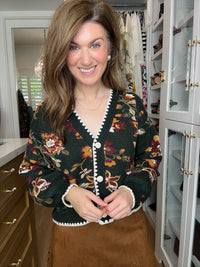 The Heirloom Floral Cardigan