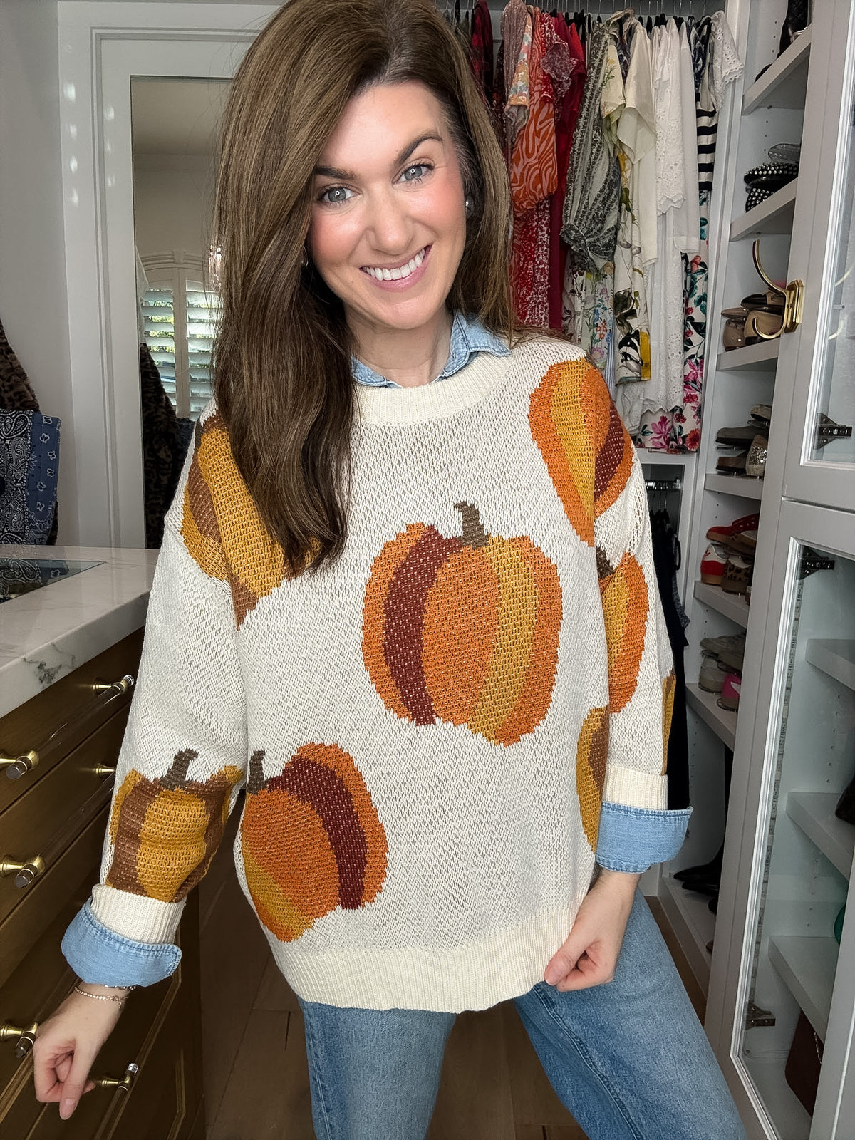 The Pumpkin Patch Knit Sweater