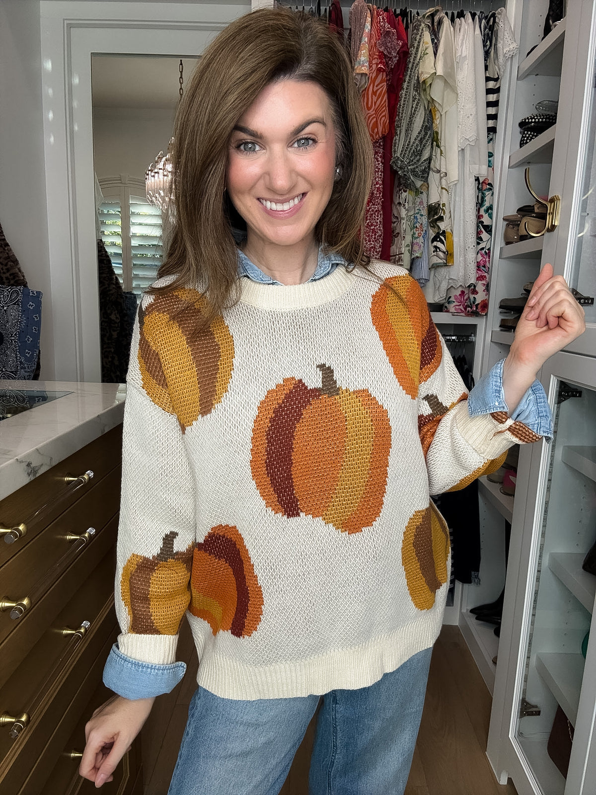 The Pumpkin Patch Knit Sweater