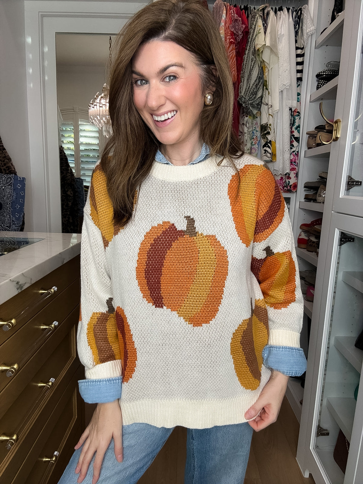 The Pumpkin Patch Knit Sweater