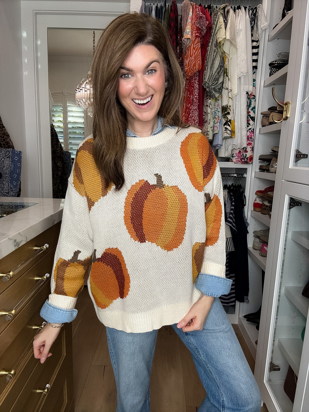 The Pumpkin Patch Knit Sweater