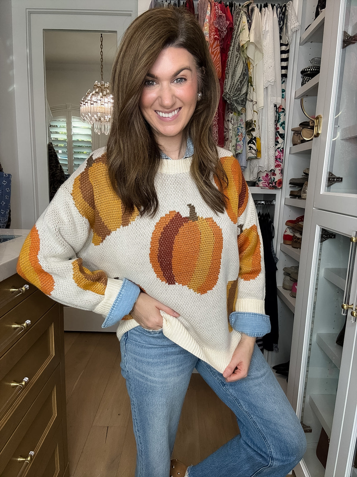 The Pumpkin Patch Knit Sweater
