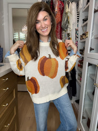 The Pumpkin Patch Knit Sweater