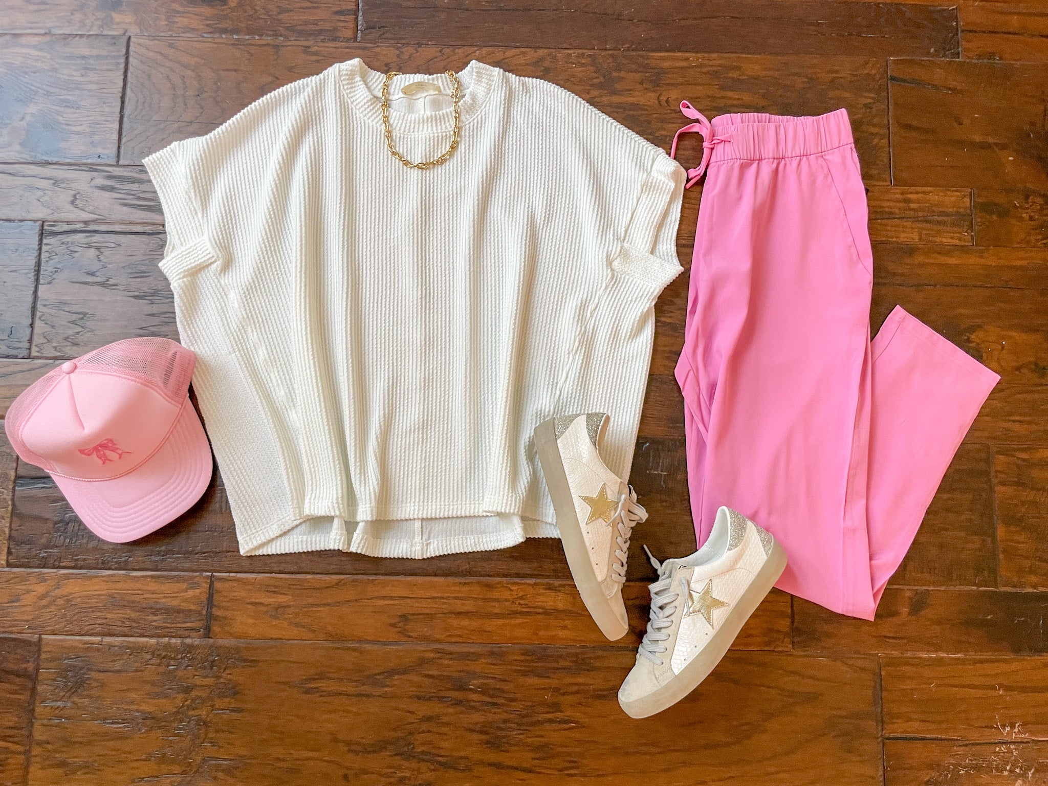 Mono B Zen Mode Joggers in Pink