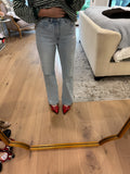 Vervet Crystal High Rise Flare Jeans